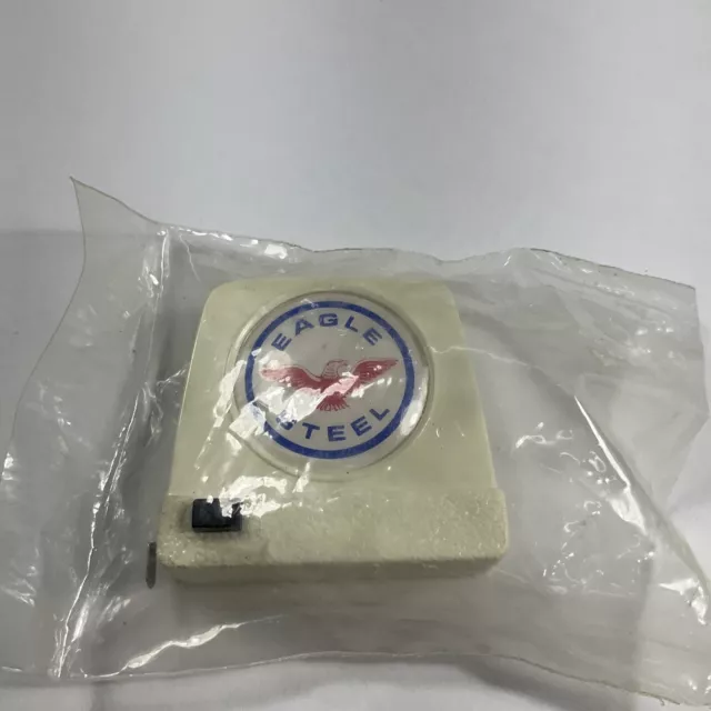 Cleveland, Ohio Eagle Steel Corp. Vintage Advertising Tape Measure - In Package