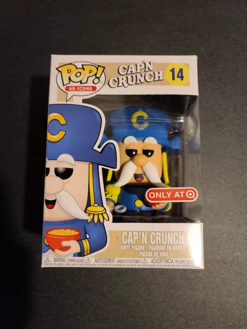 Funko Pop! #14 Cap'N Crunch Cereal Quaker Oats Capn Target Exclusive Ad Icons