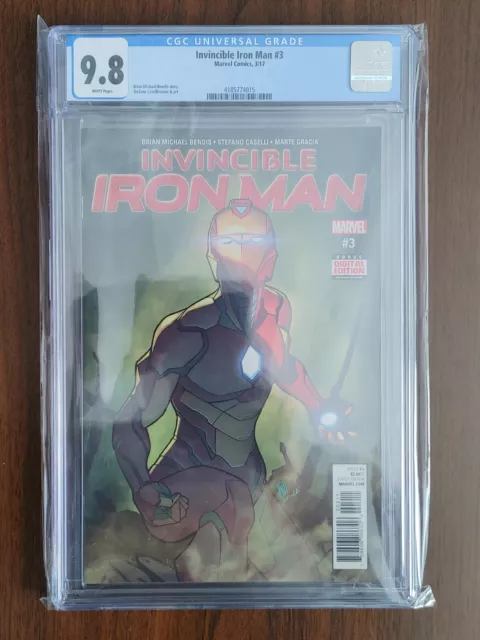 Invincible Iron Man (2017) #3 CGC 9.8 1st Riri Williams in Ironheart Armor