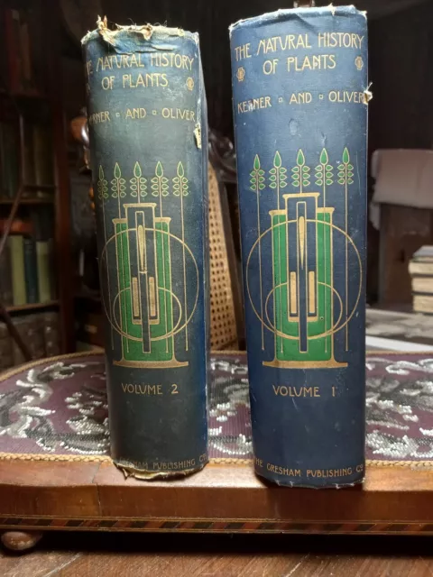 The Natural History of Plants-Kerner and Oliver-2 vols set 1903/4