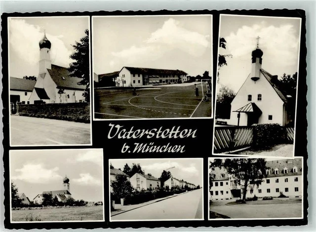 39356563 - 8011 Vaterstetten Kirche St. Pankratius Sportplatz Siedlung