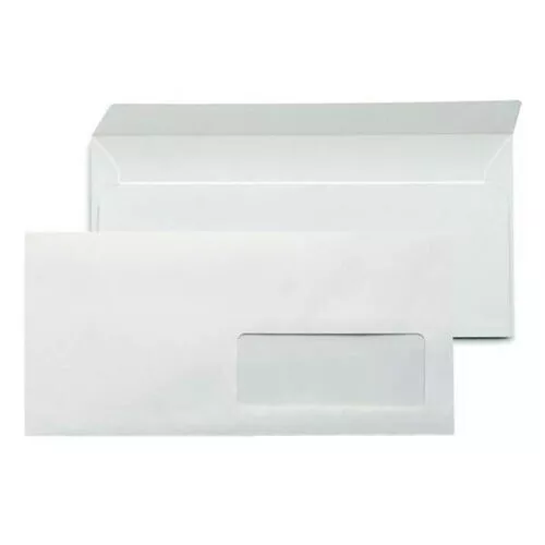 500 BUSTE DA lettera postale bianche 110x230 busta bianca per
