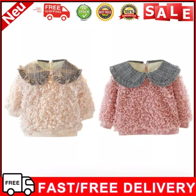 Infant Baby Girl Lovely Fleece Tops Long-Sleeves Sweatershirt Thicken Clothes