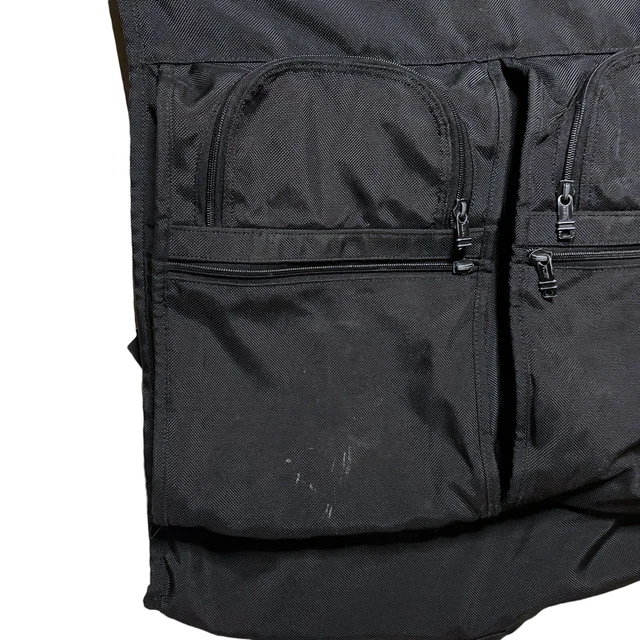 TUMI Garment Bag Alpha Ballistic Nylon Bi-Fold 24” X  48”  233D3 Black 6