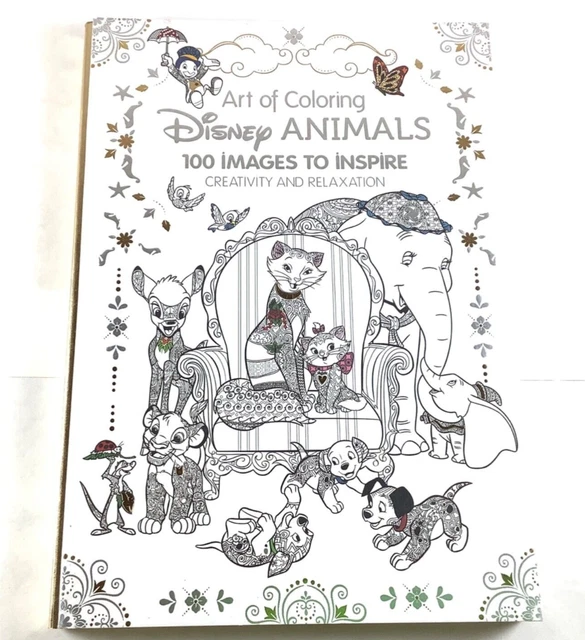 ART OF COLORING Disney Animals 100 Images to Inspire Creativity