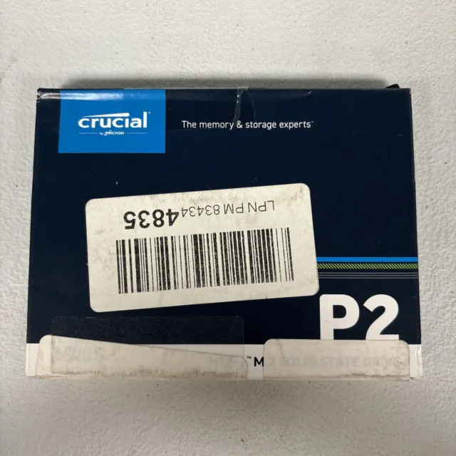 Crucial P2 500GB NVMe M.2 PCIe 3D NAND SSD CT500P2SSD8 *A-GRADE* (FREE SHIPPING)