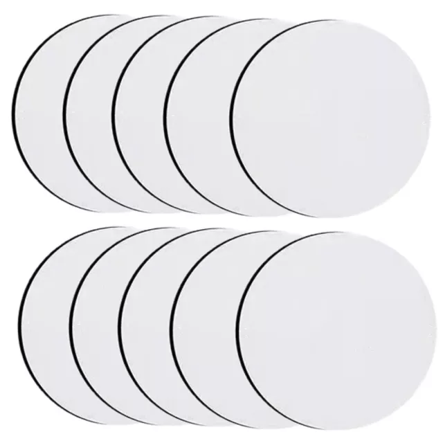 Customizable Drink Mat Pack 10 Piece Blank Coasters for Personalized Designs