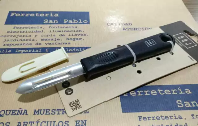 PELADOR DE PATATAS INOXIDABLE BOJ pelapatatas cuchillo para papas con protector