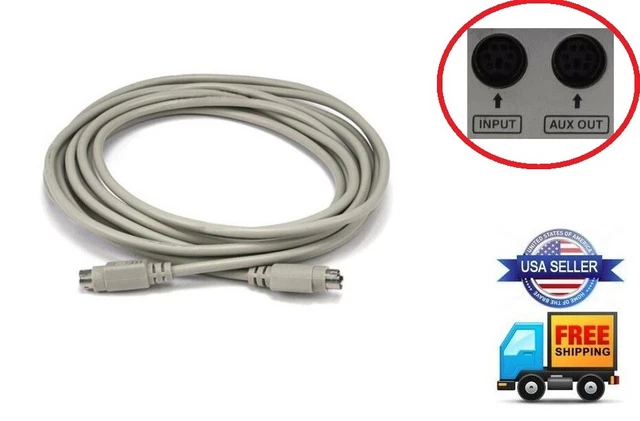 Zapco Symbilink DIN To Metal RCA Cable For Amplifiers & Signal Processors – SLRCM/F, Made In USA