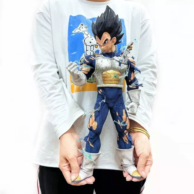 VEGETA SUPER SAIYAN Figurine Manga Dragon Ball Z Statue Grand Géant Prince Bleu