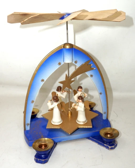 Pyramid Ore Mountains Angels Musicizing GDR 26 cm