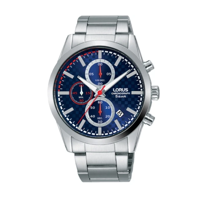 Lorus RH901QX9 Orologio Analogico Da Uomo Al Quarzo – Cinturino In Acciaio, Argento, Calendario - 2