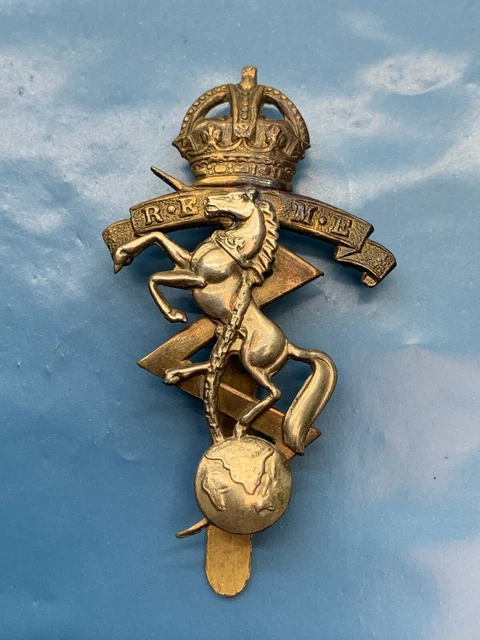 ORIGINAL WW2 BRITISH Army Kings Crown Cap Badge - R.E.M.E EUR 11,64 ...