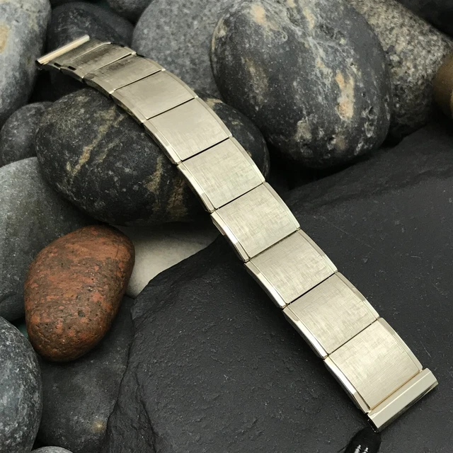 rare 1959 10k Gold-Filled Flex-Let Florentine Premium nos Vintage Watch Band