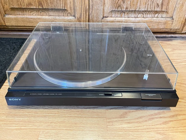 Sony PS-LX240 Turntable Vinyl Record Player - Black - Pickering TL-1 - TESTED