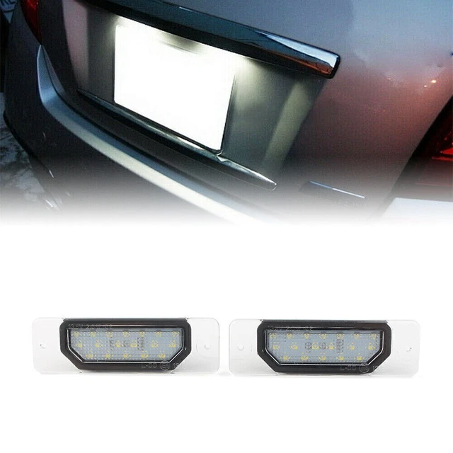 2× Bright Led License Number Plate Light For Infiniti Fx35 Fx45 Q45 I30 I35 Q70