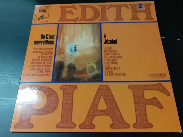 LP 12" - Vinyle 33 T, Edith Piaf "C'est Merveilleux"."Jezebel"