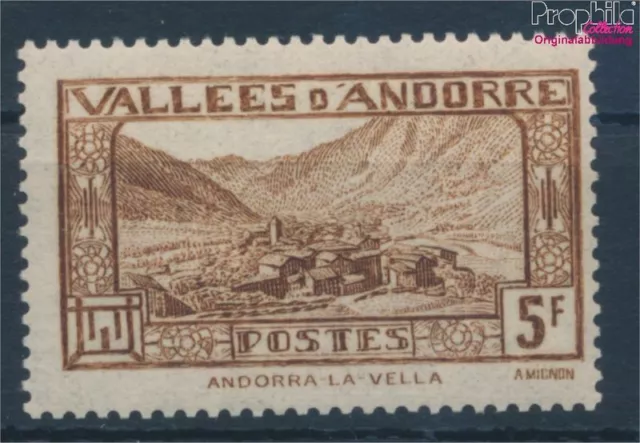Briefmarken Andorra - Französische Post 1932 Mi 45 postfrisch (10363151