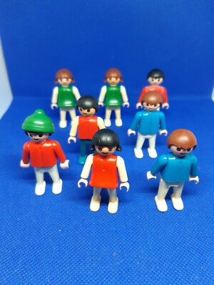 PLAYMOBIL MER Z371 Petite Fille Bleue Gilet Sauvetage Zodiac 3479 