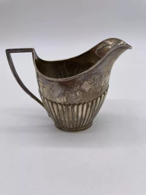 Antique Solid Silver Victorian Milk/Cream Jug London 1887 b4