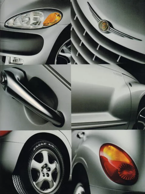 Lrg. 2001 Chrysler PT CRUISER Brochure / Catalog with Color Chart: P.T., TOURING