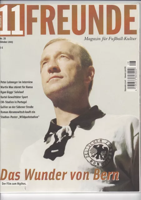 11 Freunde - Magazin für Fußball-Kultur, Heft-Nr. 28, Oktober 2003,Karlsruher SC