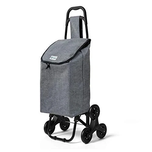 VOUNOT Chariot de Courses 6 Roues avec Compartiment Imperméable Chariot March...