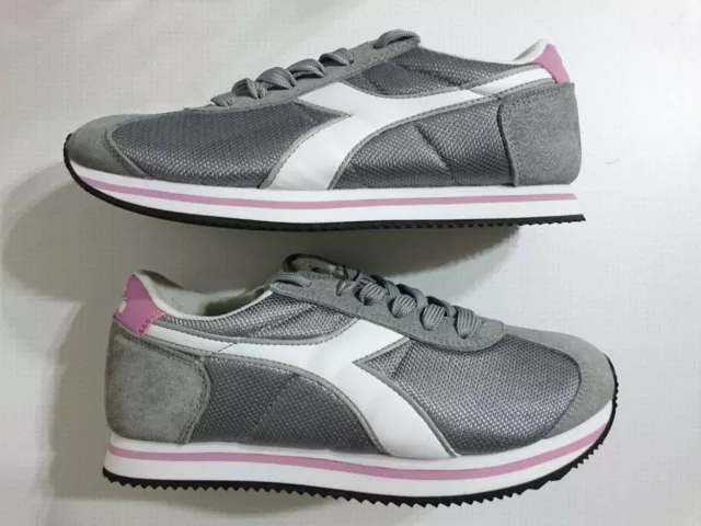 SNEAKERS SCARPE GINNASTICA Donna Diadora Vega Wn Ice Gray Pink Numero 37 EUR 35 00 PicClick IT