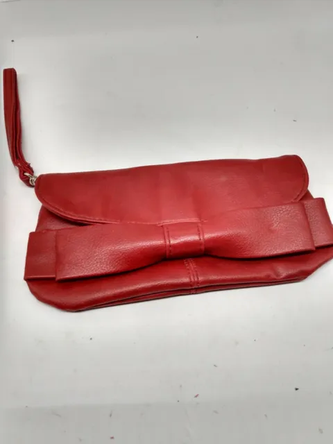ALDO Burgandy Women's Leather Wallet 8 1/2" x 4 1/2"