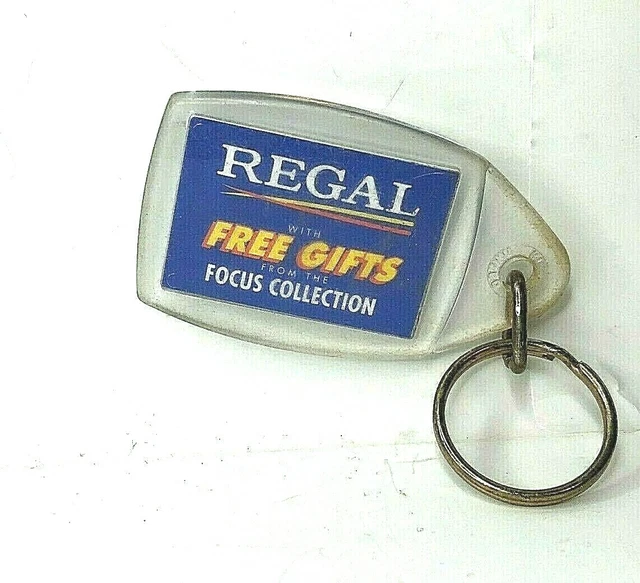 1980's Regal Cigarettes Free Gifts Collection Promo advertising keyring Acrylic