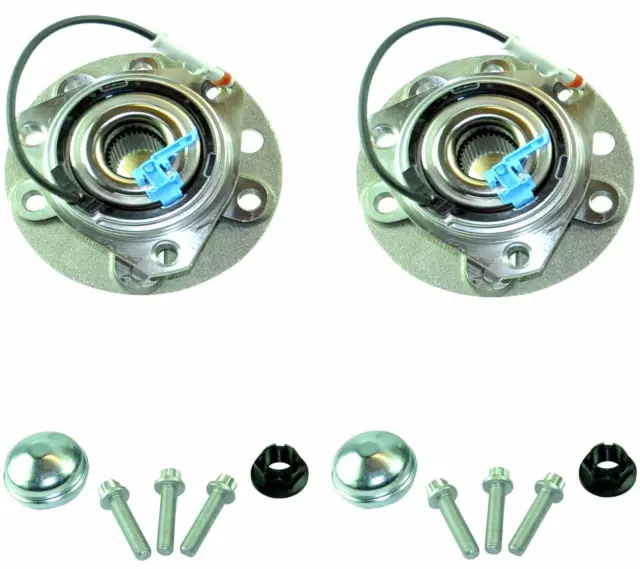 2X For Vauxhall Astravan Mk 5 Zafira Mk 2 04-On Front Wheel Bearing Hub Kit Pair