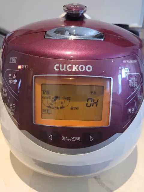 Cuckoo 6 Person IH Electric Pressure Rice Cooker  CRP-HPXG0611FV Korean Version 2