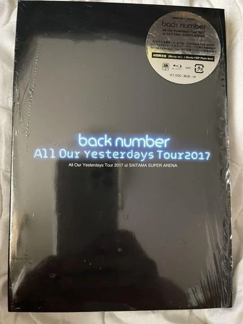 back number DVD All Our Yesterdays Tour 2017 at SAITAMA