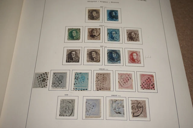Belgien 1849-1967: Sehr gute Sammlung im dicken Schaubek Album aus Nachlass! C40