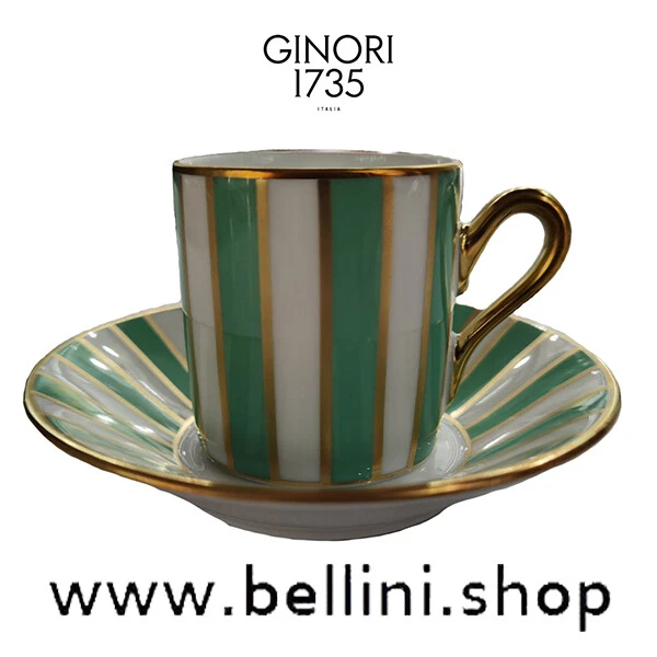 Richard Ginori AUREA tazza caffè cc 80 forma Impero con piattino
