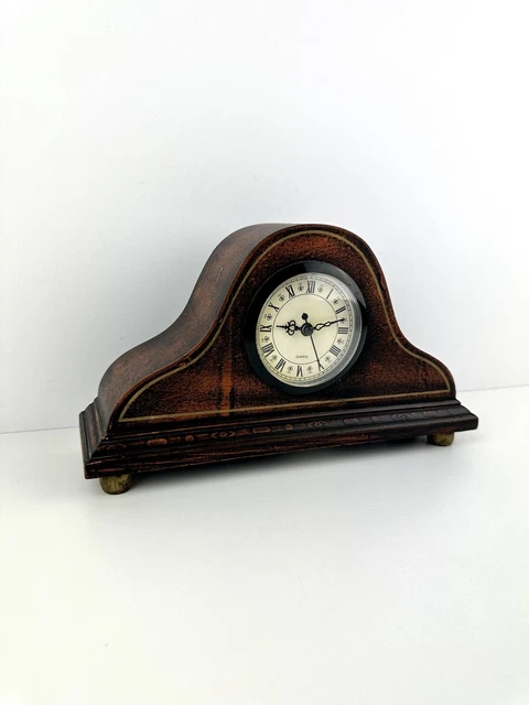 Acctim Pendule De Cheminée Bathgate Argentée 200x165x50mm - Élégante Horloge Quartz Avec Balancier