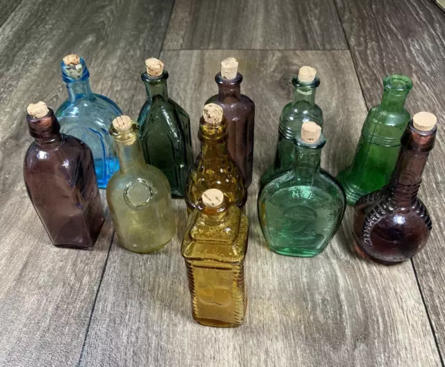 Lot of Wheaton Glass Miniature Bitters Elixir Bottles Taiwan