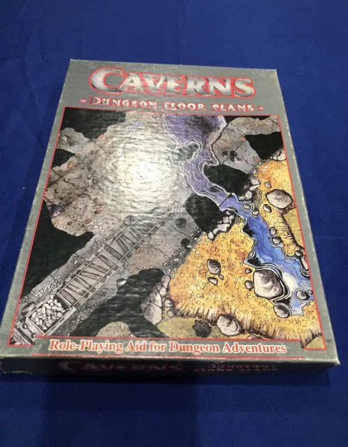 Dungeons & Dragons Caverns Dungeon Floor Plans RPG Aid for Dungeon Adventures