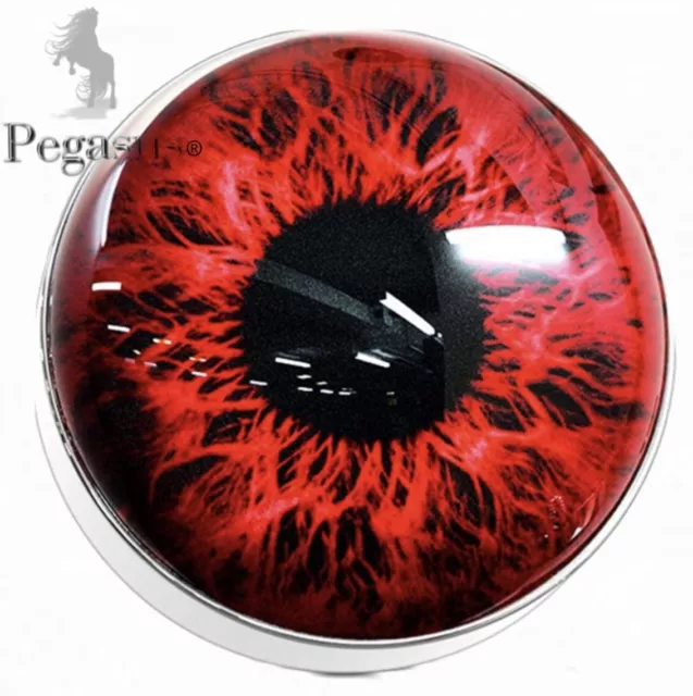 INTERNALLY THREADED -  Red  Eye Eyeball  Dermal Anchor Top