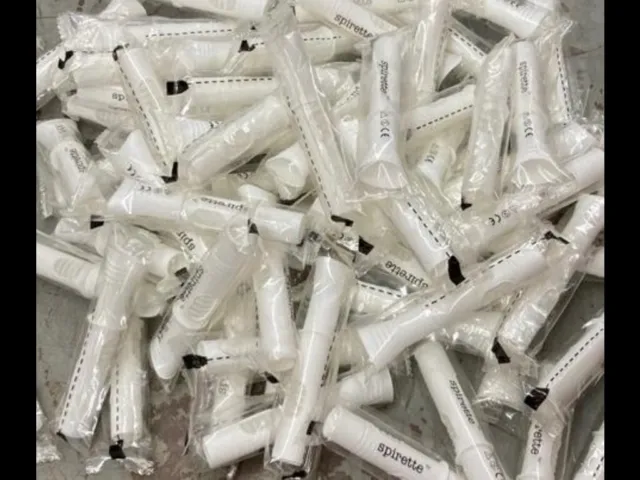 NDD Spirettes Mouthpiece For Spirometer, 65 pieces