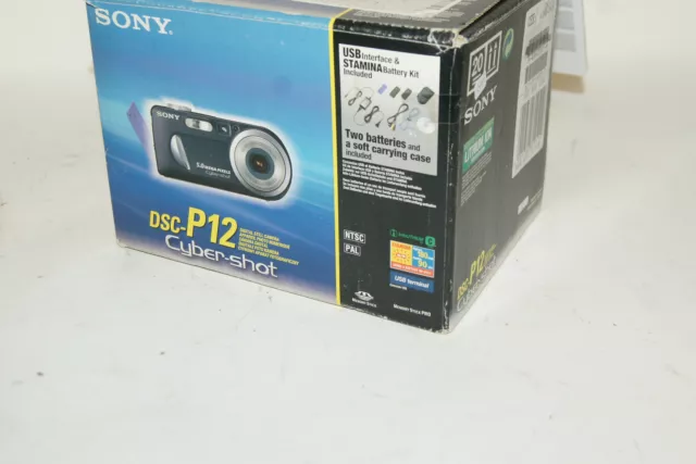 Sony DSC-P12 Cybershot Digital Camera 5,0 MP