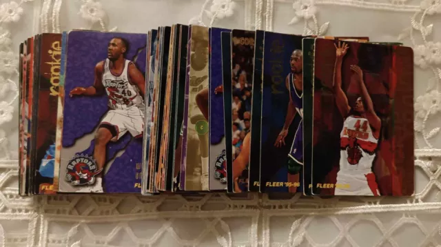 Lotto Fleer 1995 1996 NBA basketball cards lot of 20 different - tutte diverse