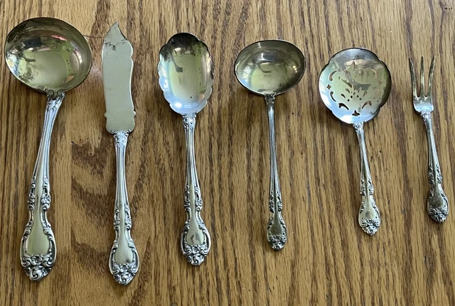 GORHAM MELROSE Sterling Silver Servers LOT 214 Grams