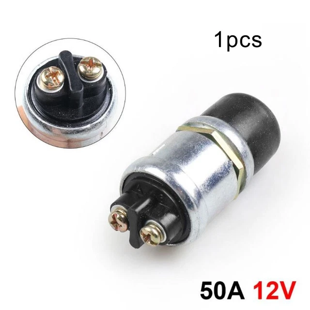 Heavy Duty Push Button Switch Momentary Push-On 50-AMP 12V/24V Ignition Starter