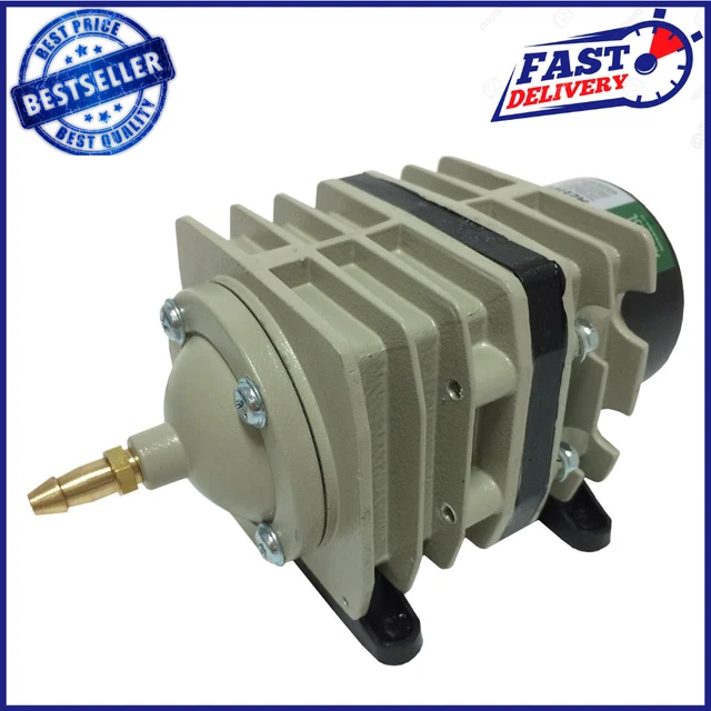 Hydrofarm AAPA45L Active Aqua Commercial, 6 Outlets, 20W, 45 L/min Air Pump,...