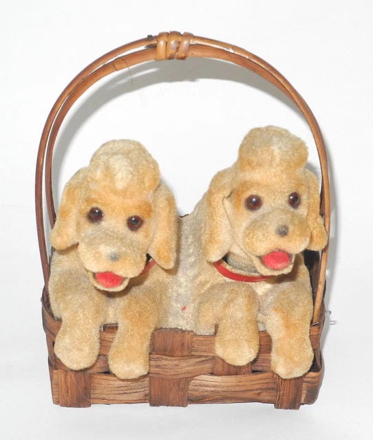 RAKSO Wackelhund Pudel Schwarz – Sitzende Dekofigur Mit Wackelndem Kopf, 20,5 Cm Hoch