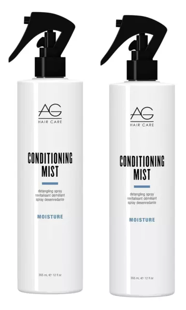 AG Hair Conditioning Mist Detangling Spray (Moisture) -12 Oz - "PACK OF 2"