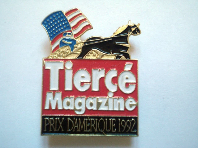 Pin's Hippisme - Prix D'Amérique - Statue Liberté - Ourasi 1990 - Collection