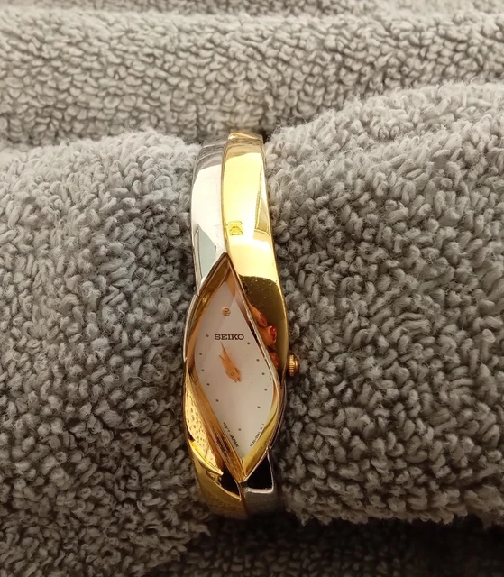 RARE VINTAGE SEIKO Rivoli 2E20-7530 ladies 2 tone watch £187.88 ...