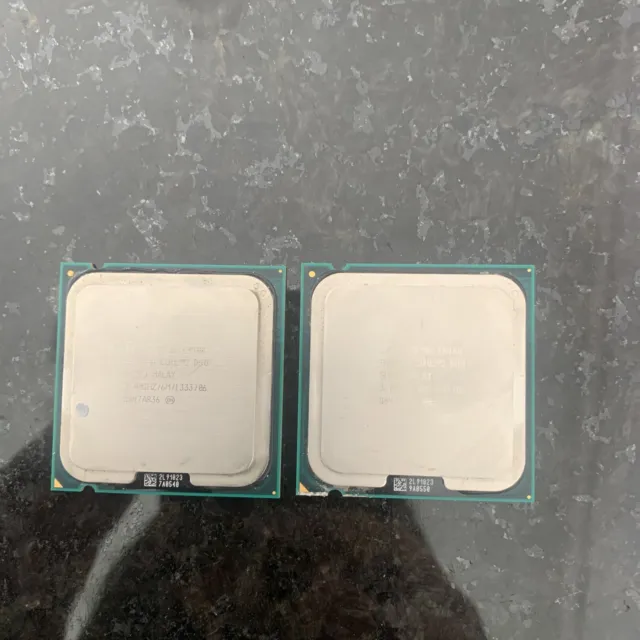 Intel Core 2 Duo E8400 SLB9J 3.0GHz Dual Core Processor LOT OF 2